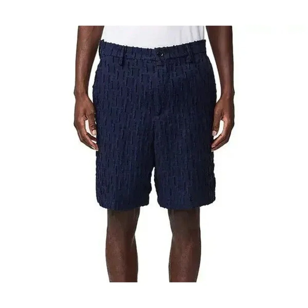 NN07 Shorts Mens Size 28 Navy Blue Textured Regular Fit 9